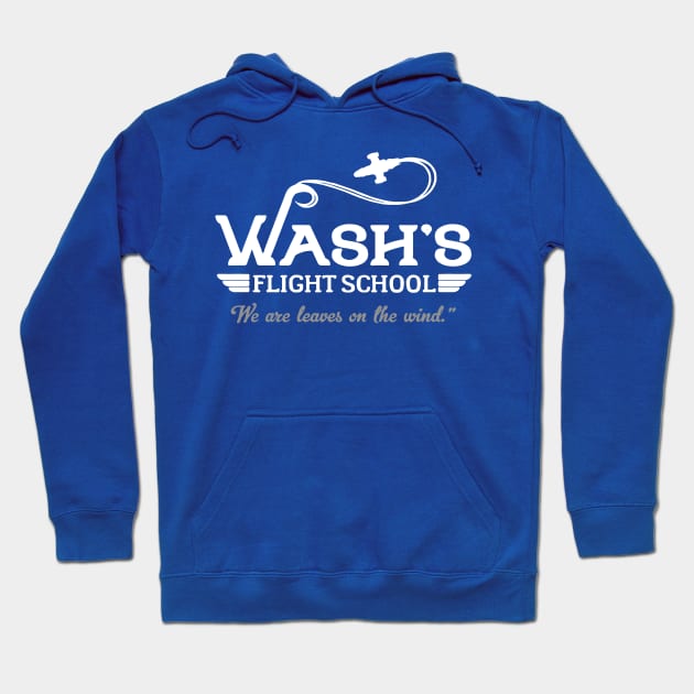 Wash's Flight School 1 Hoodie by lochaishop